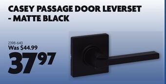 Home Hardware Casey passage door leverset offer