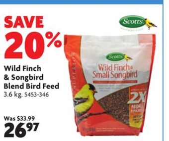 Home Hardware Wild finch & songbird blend bird feed offer