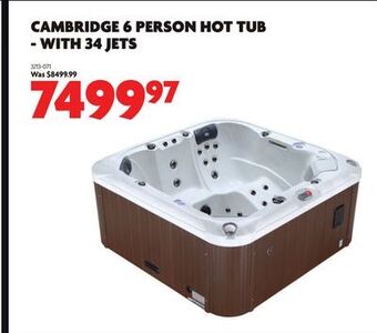 Home Hardware Cambridge 6 person hot tub offer