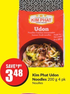 FreshCo Kim phat udon noodles 200 g 4 pk offer