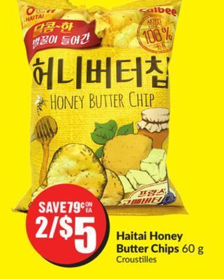 FreshCo Haitai honey butter chips 60 g offer