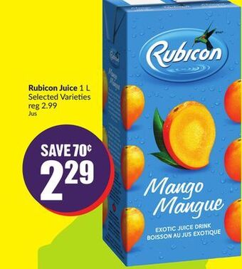 FreshCo Rubicon juice 1l selected varieties offer
