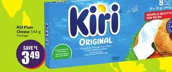 FreshCo Kiri plain cheese 144 g offer