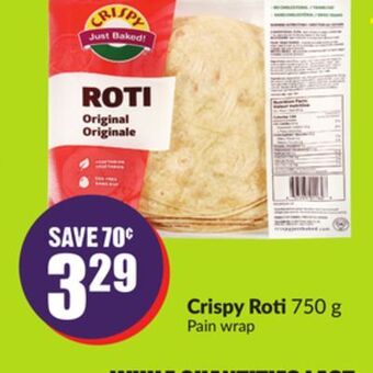 FreshCo Crispy roti 750 g offer