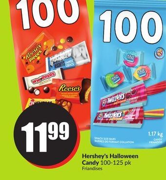 FreshCo Hershey's halloween candy 100-125 pk offer