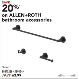 RONA Allen + roth bathroom accessories offer