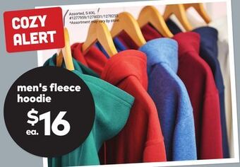 Giant Tiger Men's fleece hoodie offer