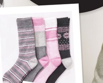 Giant Tiger Women's thermal socks offer