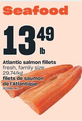 Valu-mart Filets de saumon de l'atlantique offer