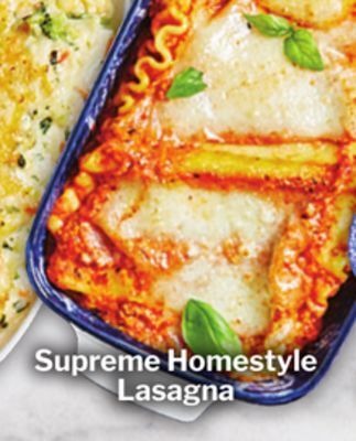 M & M Food Market Supreme homestyle lasagna offer