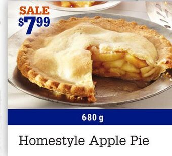 M & M Food Market Homestyle apple pie offer