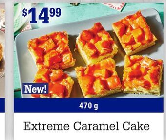 M & M Food Market Extreme caramel cake offer