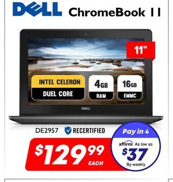 Factory Direct Dell 11 chromebook 11 offer
