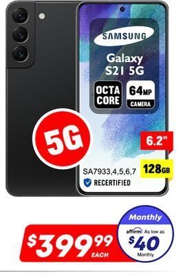 Factory Direct Samsung 6.2 galaxy s21 128 gb offer