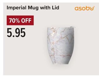 Linen Chest Imperial mug with lid offer