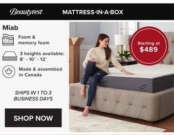 Linen Chest Mattress-in-a-box offer