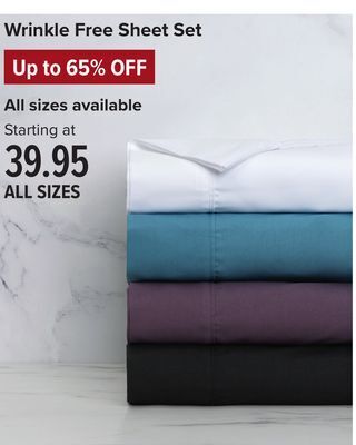 Linen Chest Wrinkle free sheet set offer