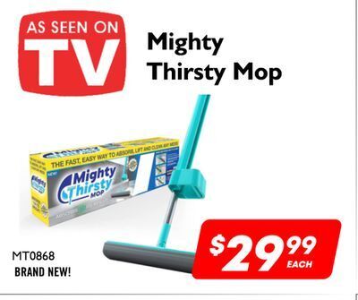 Factory Direct Mighty thirsty mop offer