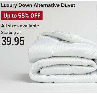 Linen Chest Luxury down alternative duvet offer