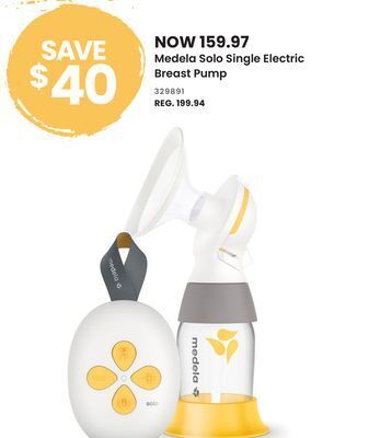 Medela solo single electric breast pump