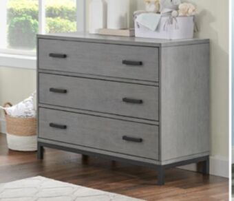 Babies 'R' Us Oxford baby bayfield 3-drawer dresser - rustic grey offer