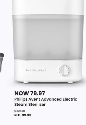 Babies 'R' Us Philips avent advanced electric steam sterilizer offer