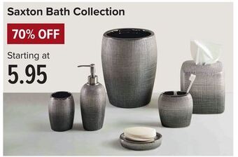 Linen Chest Saxton bath collection offer