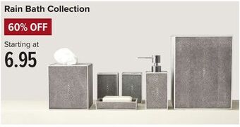 Linen Chest Rain bath collection offer