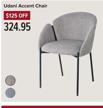 Linen Chest Udani accent chair offer
