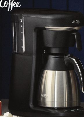 Walmart Mr. coffee pod + 10-cup space-saving combo brewer offer