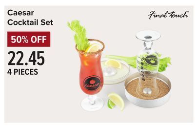 Linen Chest Caesar cocktail set offer