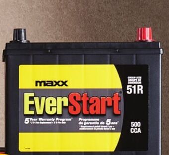 Walmart Everstart maxx-51rn car battery offer