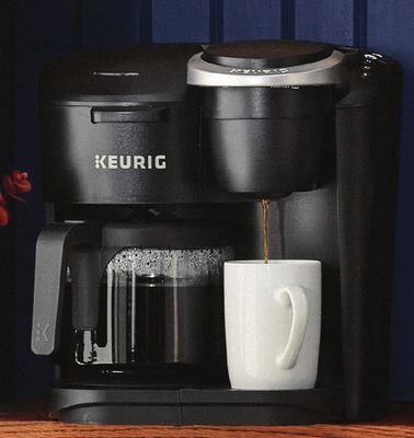 Walmart Keurig k-duo essentials k-cup pod coffee, latte or cappuccino maker offer