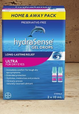 Walmart Hydrasense advanced or ultra eye drops 2-pack offer