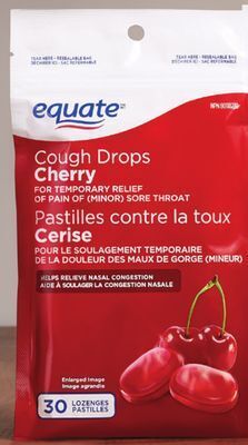 Walmart Equate cough drops offer
