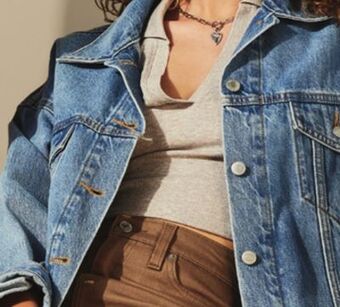 Walmart Women's loose denim jacket offer