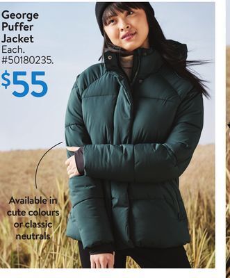 Walmart George puffer jacket offer