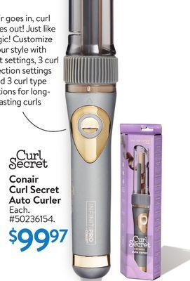 Walmart Conair curl secret auto curler offer