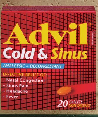 Walmart Advil cold & sinus offer
