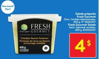Walmart Fresh gourmet salads offer