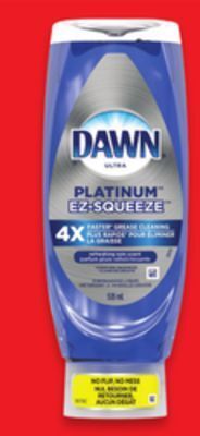 Walmart Dawn ez-squeeze 535 ml dishwashing soap offer