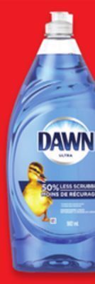 Walmart Dawn ultra 825 ml - 982 ml dishwashing soap offer