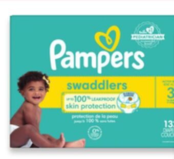 Walmart Pampers baby-dry, cruisers or swaddlers super econo or huge diapers offer