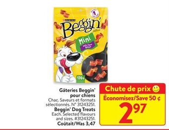 Walmart Beggin' dog treats offer