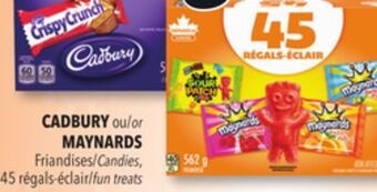 Familiprix Cadbury or maynards candies offer