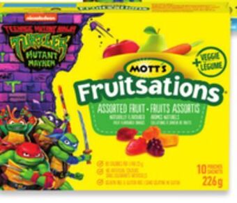 Walmart Mott's fruitsations or fruit gushers offer