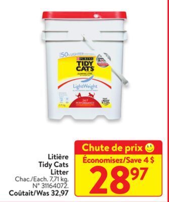 Walmart Purina tidy cats litter offer