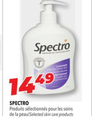 Familiprix Spectro selected skin care products offer