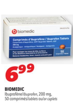 Familiprix Biomedic ibuprofen offer