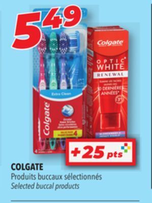 Familiprix Colgate selected buccal products offer